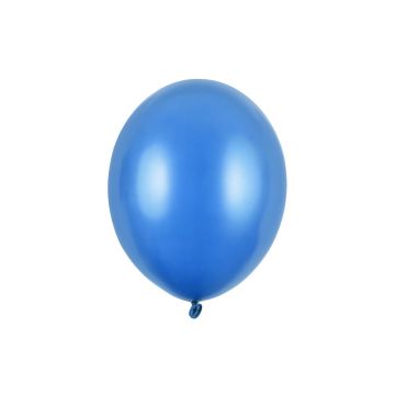 Blue Metallic Balloons 30cm (50pcs)