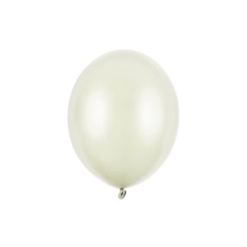 Ballons Métallisé Crème 30cm (50pcs)