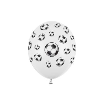 Luftballons "Fußball" 30cm (6St.)
