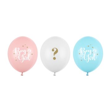 Assorted balloons - Boy or Girl (50pcs)