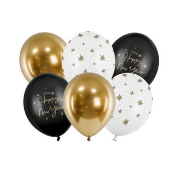 Happy New Year balloon kit (6pcs)