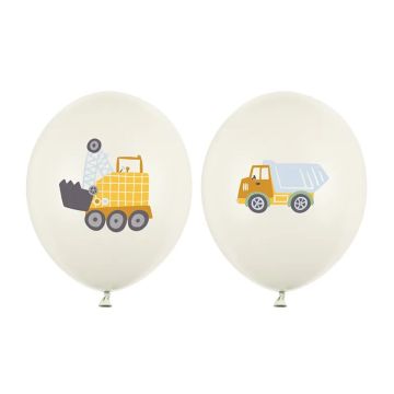 Ballons assortis - Chantier - 30cm (50pcs)