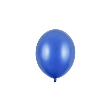 Ballons 12cm Bleu métallisé (100pcs)
