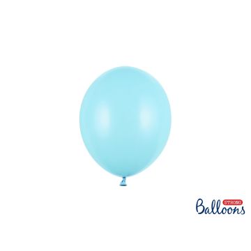 Ballons 12cm Bleu clair pastel (100pcs)