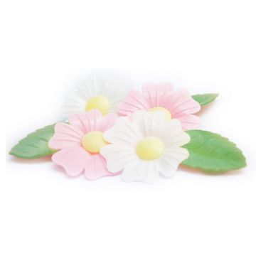 Unleavened decorations - Roses and leaves (12pcs) 
