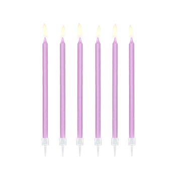 Candles Lavender 14cm (12pcs)