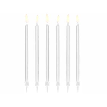 White Candles 14cm (12pcs)
