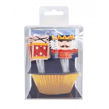 Cupcake cases - Nutcracker (24pcs)