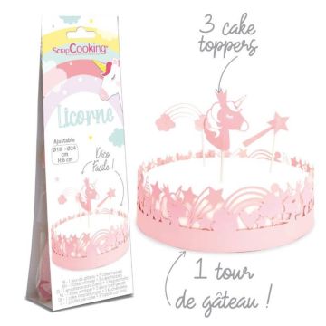 Cake topper - Licorne