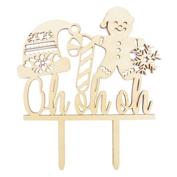 Cake topper - Oh Oh Oh