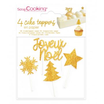Cake toppers - Frohe Weihnachten