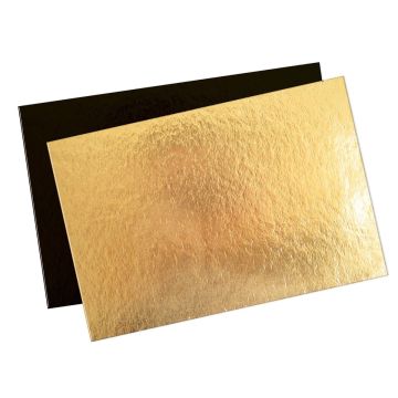 Kuchenplatten gold/schwarz reversibel 20x30cm (5Stk)