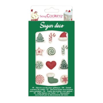 Décorations en sucre - Sweet Chrismtas (12pcs)