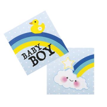 Serviettes Baby Boy (12 pcs)