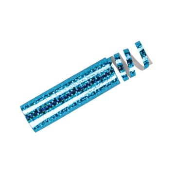 Serpentins Bleu clair holographiques (18pcs)