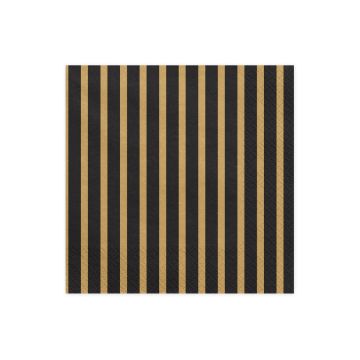 Striped towels - Gold (20pcs)