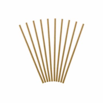 Paper straws Natural (10pcs)
