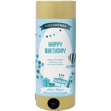 Bombe de table réutilisable - Happy Birthday (DE)
