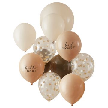 Latex balloons - Hello Baby set