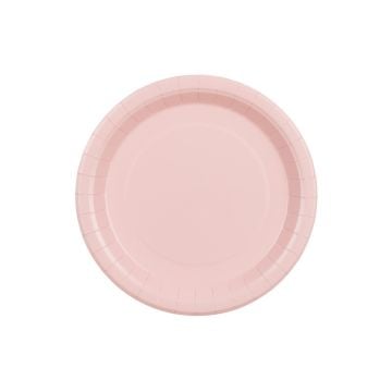 Assiettes Rose clair 23cm (6pcs)