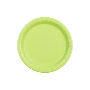 Assiettes Vert clair 23cm (6pcs)