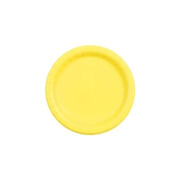 Assiettes Jaune 18cm (6pcs)