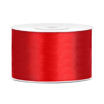 Satin ribbon 38mm Red (25m)