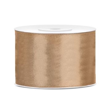 Satin ribbon 50mm Copper (25m)