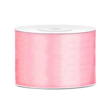 Satin ribbon 50mm Pink (25m)