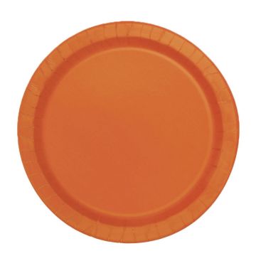 Assiettes Orange 23cm (16pcs)