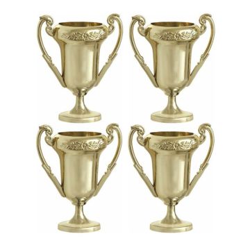 Mini gold trophies (4pcs)