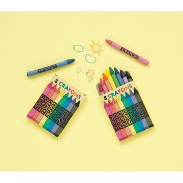 Boites de 8 crayons de couleur (6pcs)