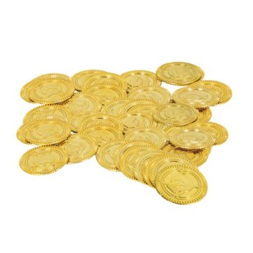 Piratenschatz Goldmünzen (144 Stk)