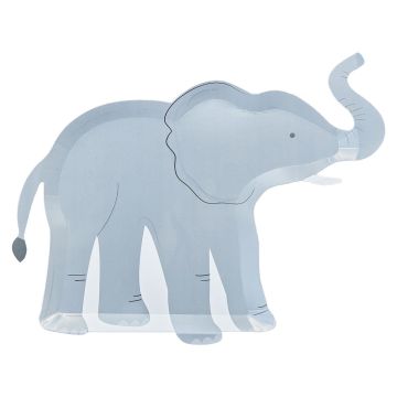 Teller - Elefant (8St.)